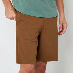 Stylus Mens 9" Chino Short , Sepia Sz 40